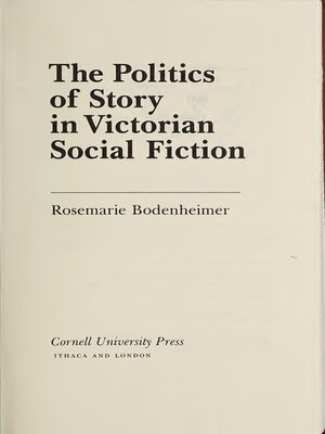 cover image of The Politics of Story in Victorian Social Fiction